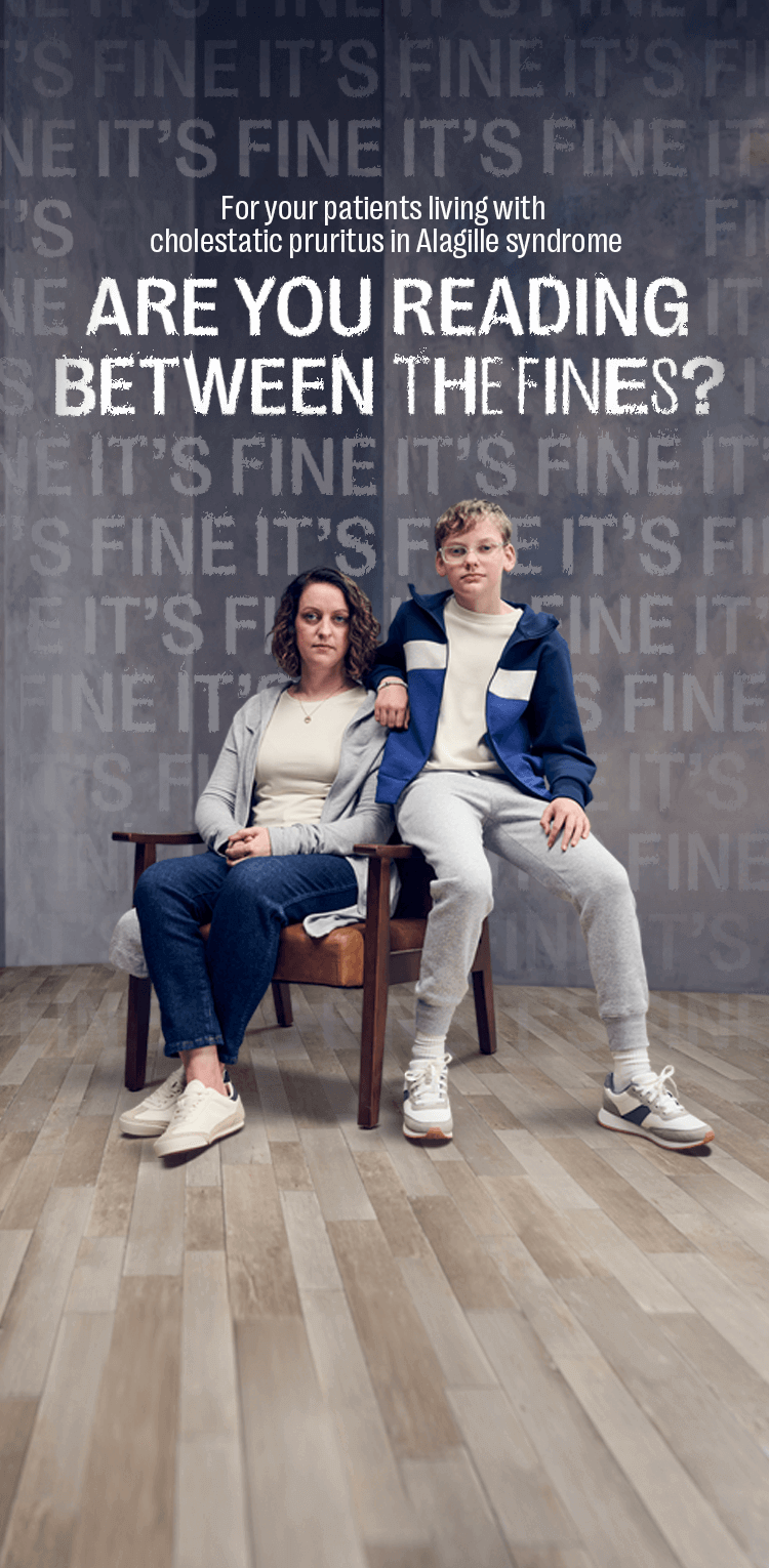 Tyler, a patient with Alagille syndrome, and his mother Terisa